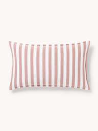 Striped Cotton Pillowcase Diogo - thumbnail 3