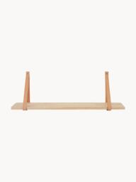 Wall-Mounted Shelf Forno with Leather Straps - thumbnail 2