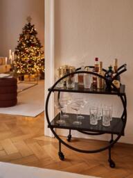 Serving Trolley Loft with Glass Shelves - thumbnail 2