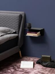 Metal Wall-Mounted Bedside Tables Neptun, Set of 2 - thumbnail 2
