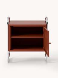 Metal Bedside Table Robyn, left- or right-hinged options - thumbnail 3
