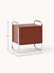 Metal Bedside Table Robyn, left- or right-hinged options - thumbnail 9