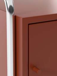Metal Bedside Table Robyn, left- or right-hinged options - thumbnail 6