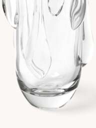 Glass Vase Carliz with Dripping Effect, H 27 cm - thumbnail 3
