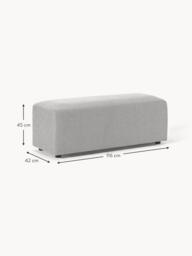 XL Ottoman Melva, W 116 x D 42 cm - thumbnail 8