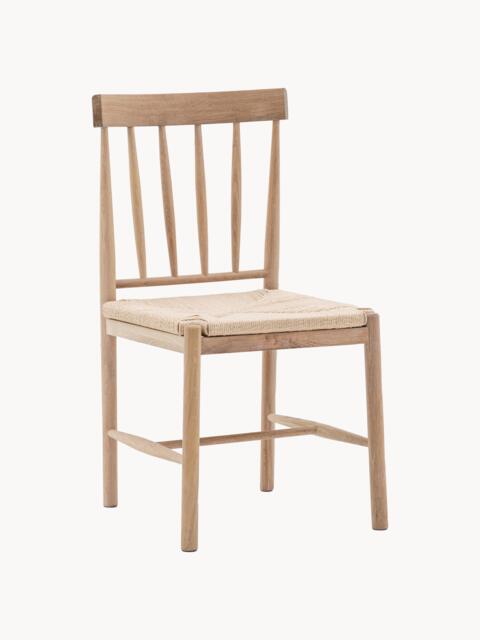 Handmade Oak Wood Dining Chairs Eton, Set of 2 - image 1