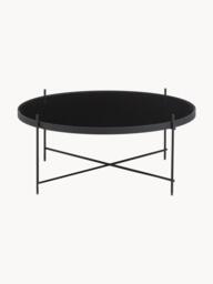 Round Coffee Table Cupid with Removable Glass Top - thumbnail 3