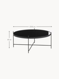 Round Coffee Table Cupid with Removable Glass Top - thumbnail 7