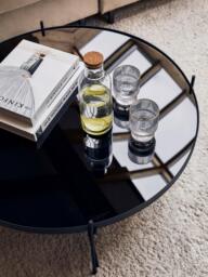 Round Coffee Table Cupid with Removable Glass Top - thumbnail 6