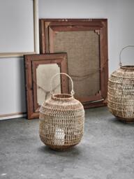 Handmade Jute Candle Holder Dive - thumbnail 2