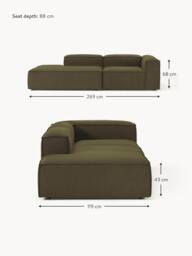 Bouclé Modular Chaise Lennon - thumbnail 9