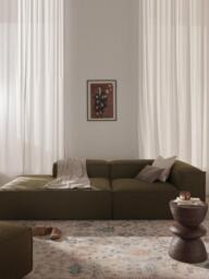 Bouclé Modular Chaise Lennon - thumbnail 2