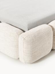 Upholstered Bouclé Bed Tayla with Storage Space - thumbnail 8