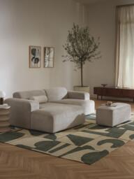 XL Corduroy Ottoman Melva, W 116 x D 42 cm - thumbnail 8