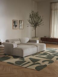 XL Corduroy Ottoman Melva, W 116 x D 42 cm - thumbnail 7