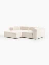 Linen Blend Modular Corner Sofa Lennon (3-seater) - thumbnail 3
