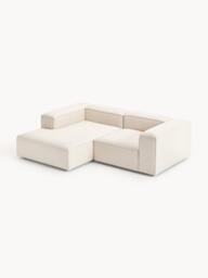 Linen Blend Modular Corner Sofa Lennon (3-seater) - thumbnail 4