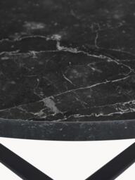 Round Dining Table Amble with Marble Look Table Top, Ø 110 cm - thumbnail 4