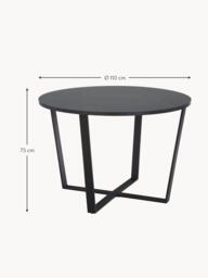 Round Dining Table Amble with Marble Look Table Top, Ø 110 cm - thumbnail 7