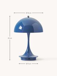 Small Portable LED Table Lamp Panthella 160, Design Verner Panton - thumbnail 9