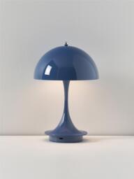 Small Portable LED Table Lamp Panthella 160, Design Verner Panton - thumbnail 3