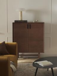 Oak Wood Highboard Diana - thumbnail 2
