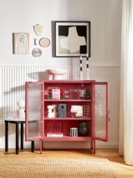 Metal Display Cabinet The Mixer with Ribbed Glass - thumbnail 6