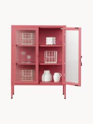 Metal Display Cabinet The Mixer with Ribbed Glass - thumbnail 4