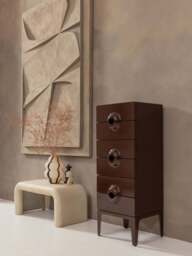 Eucalyptus Wood Bedside Table Merge - thumbnail 3