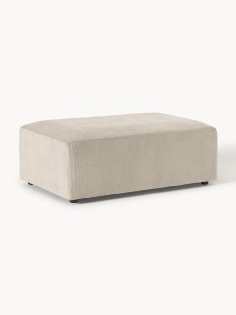 Corduroy XL Ottoman Melva, W 116 x D 72 cm - image 1
