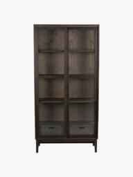 Wooden Display Cabinet Hazelton with Sliding Doors - thumbnail 3