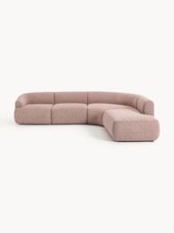 Modular Bouclé Corner Sofa Sofia (4-seater) - thumbnail 1