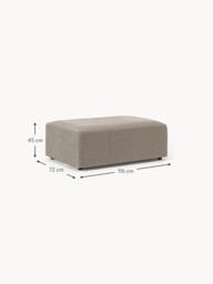 XL Ottoman Melva, W 116 x D 72 cm - thumbnail 7