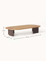 XL Wooden Coffee Table Fernanda - thumbnail 7