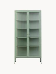 Metal Display Cabinet The Collector with Ribbed Glass - thumbnail 4