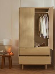 Small Wardrobe Cassy, 2-doors - thumbnail 2