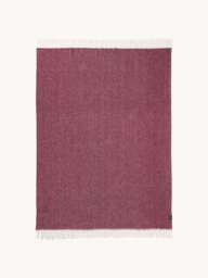 Wool Throw Tyrol with Herringbone Pattern and Fringes - thumbnail 2