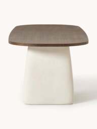 Oval Oak Wood Dining Table Dune, in various sizes - thumbnail 3