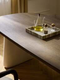 Oval Oak Wood Dining Table Dune, in various sizes - thumbnail 7