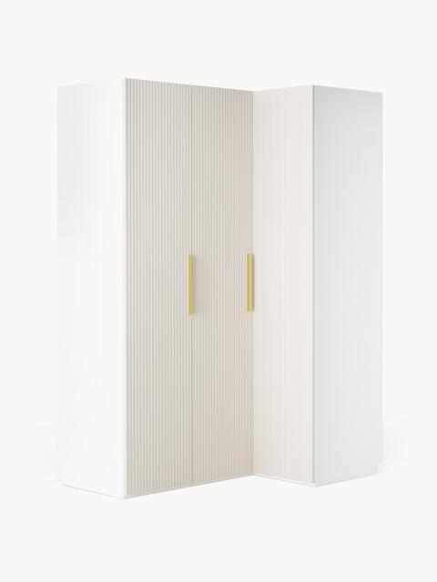 Modular Corner Wardrobe Simone, 165 cm Wide, in various sizes