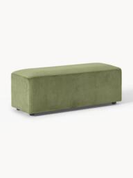 XL Corduroy Ottoman Melva, W 116 x D 42 cm
