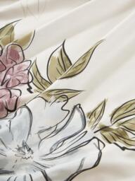 Cotton Sateen Pillowcase Margot with Floral Print - thumbnail 7
