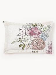 Cotton Sateen Pillowcase Margot with Floral Print - thumbnail 3