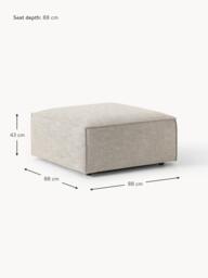 Linen Blend Ottoman Lennon - thumbnail 7