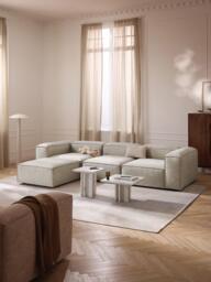 Linen Blend Ottoman Lennon - thumbnail 2