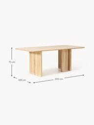 Oak Wood Dining Table Jolka, in various sizes - thumbnail 9