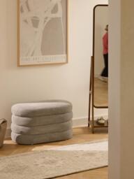 Small Upholstered Bench Alto with Storage Space - thumbnail 2
