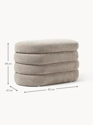 Small Upholstered Bench Alto with Storage Space - thumbnail 9