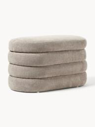 Small Upholstered Bench Alto with Storage Space