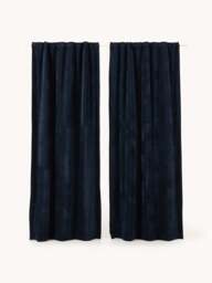 Blackout Multi-Band Curtains Sandra, Set of 2, W 130 cm - thumbnail 2